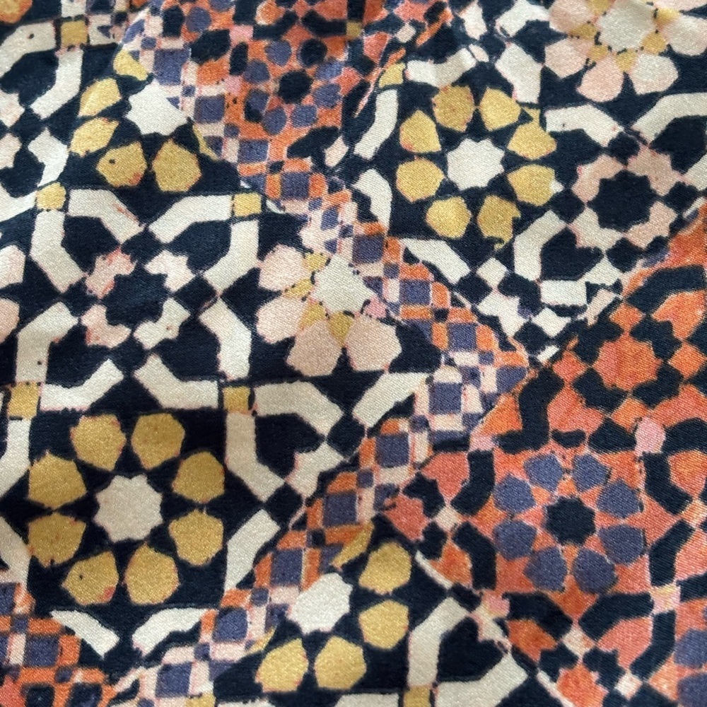 Lauren Conrad Sleeveless Floral Mosaic Dress M - Picture 3 of 9